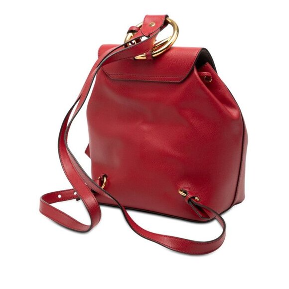Fendi F Is Rucksack Backpack Red Leather main image 4